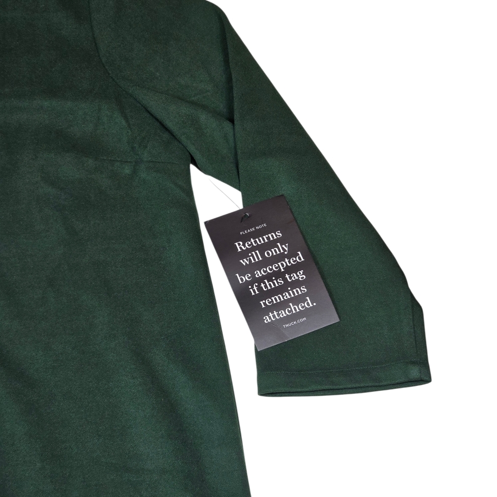 Tuckernuck Green Long Sleeve Collared Avery Mini Dress, Women's Size XL NWT - Picture 11 of 12